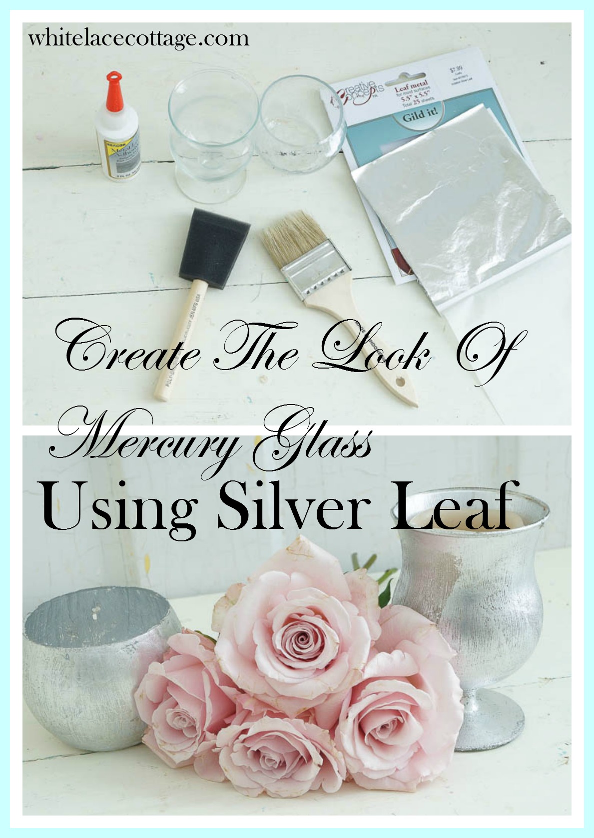 Mercury Glass Votive Tutorial ANNE P MAKEUP AND MORE