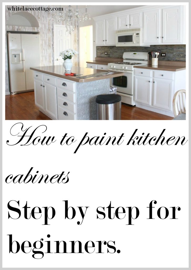 Painting Kitchen Cabinets How To Step By Step Anne P Makeup And More