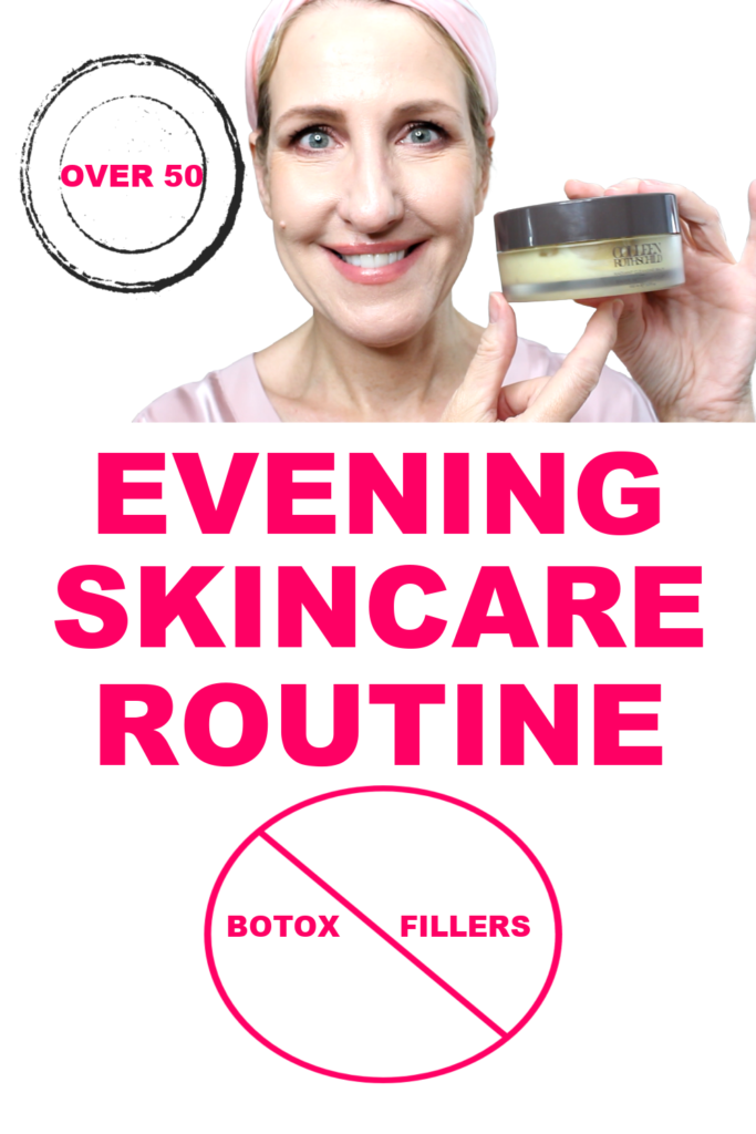 EVENING ANTI-AGING SKINCARE ROUTINE