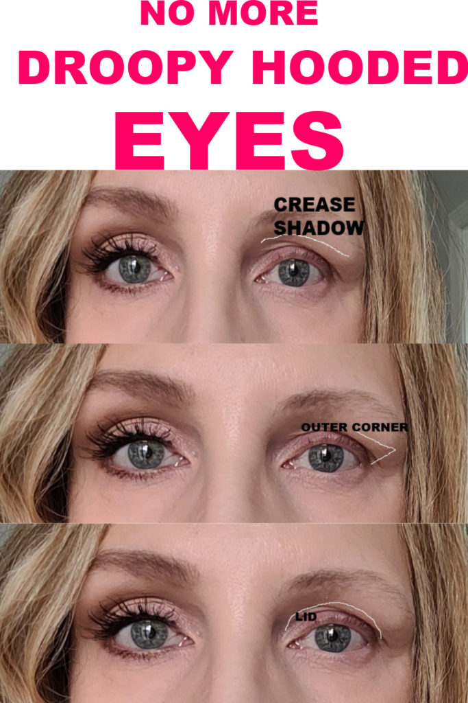 MAKEUP FOR DROOPY HOODED EYES